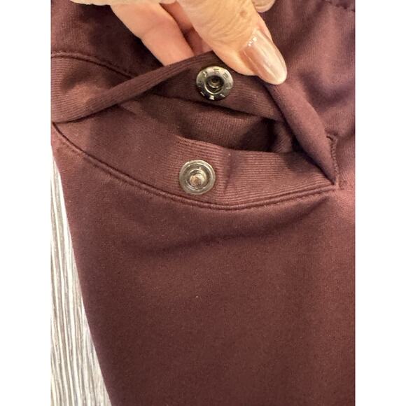 Nike Mens Maroon Sportswear Logo Tapered Leg Elastic Waist Sweatpants Size Small - Picture 8 of 11